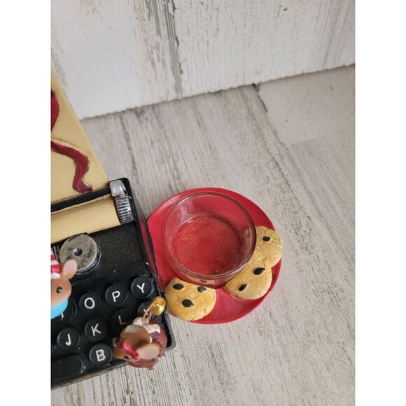 Yankee Candle Mouse AS IS typewriter Xmas tea light - Picture 6 of 14